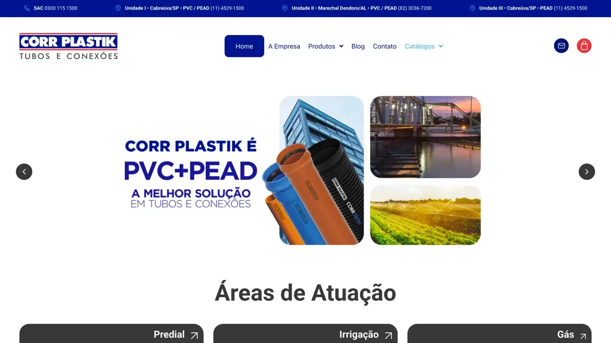 Site da Corr Plastik